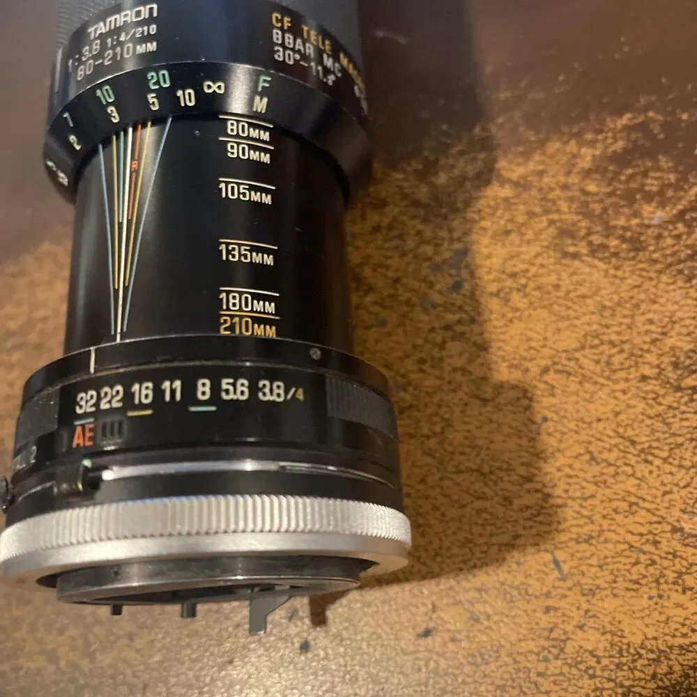 Tamron 80-210mm F/3.8-4 CF Tele-Macro Compact Zoom Adaptall Used Very Good